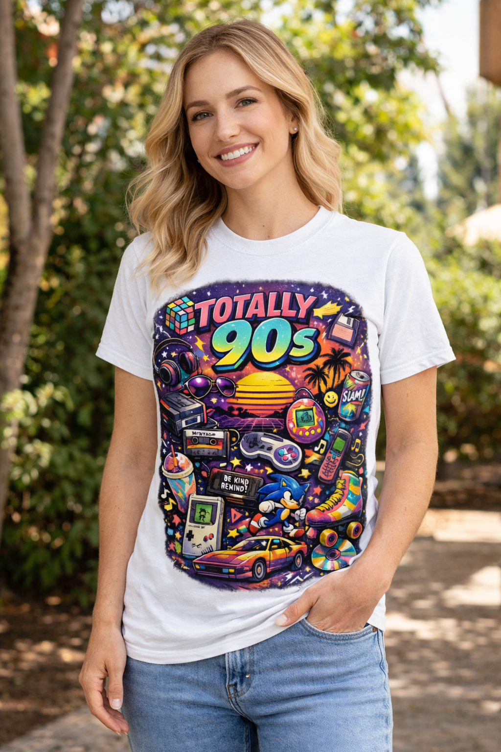 Totally 90s Retro Graphic T-Shirt – Premium USA-Made Cotton Tee