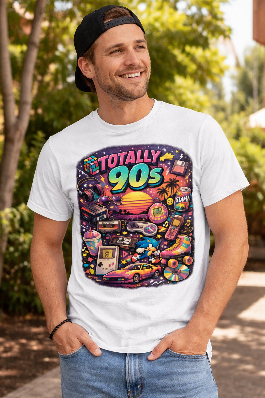 Totally 90s Retro Graphic T-Shirt – Premium USA-Made Cotton Tee
